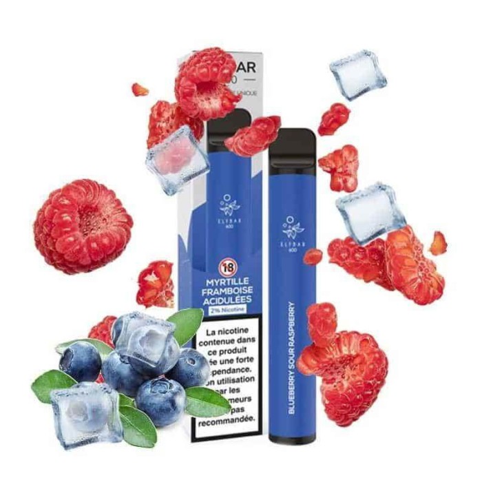 Elf Bar 600 Blueberry Sour Raspberry 0mg 2ml